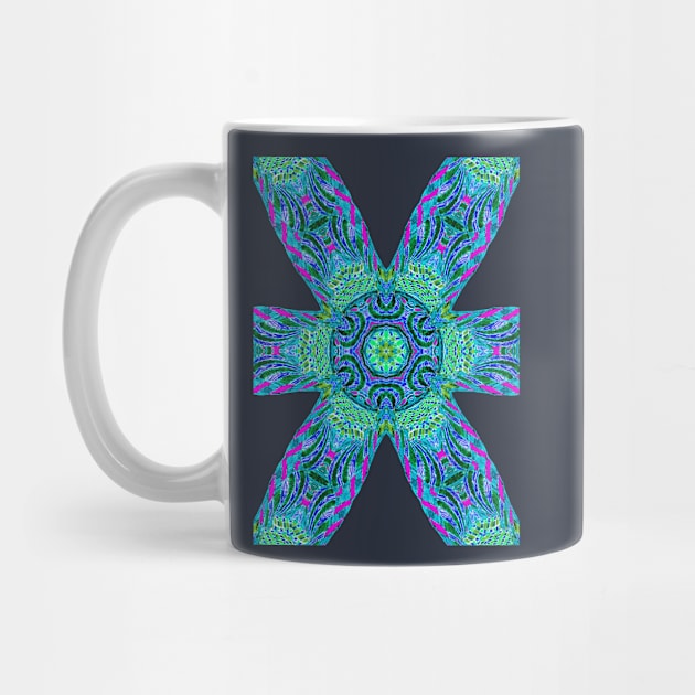 six spoke mandala by indusdreaming